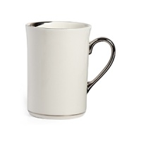 This mug glows with a hand-painted bright platinum design to create a contemporary classic on your table that will complement your dining experience throughout a lifetime of shifting trends and evolving fashions. This mug glows with a hand-painted bright platinum design to create a contemporary classic on your table that will complement your dining experience throughout a lifetime of shifting trends and evolving fashions.