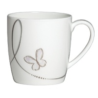 Designed with a modern bride in mind, the Lismore Butterfly dinnerware collection features a contemporary coupe shape accented with a soft iridescent lavender butterfly motif. Designed with a modern bride in mind, the Lismore Butterfly dinnerware collection features a contemporary coupe shape accented with a soft iridescent lavender butterfly motif.