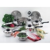 Chef's Secret 15-Piece Element Stainless-Steel Cookware Set