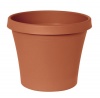 Fiskars 50008C 8-Inch Terrapot Taper Planter, Color Clay