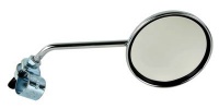 Pyramid Pro Bicycle Mirror, Round with Red Reflector Pyramid Pro Bicycle Mirror, Round with Red Reflector