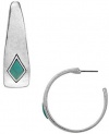 Ralph Lauren Large Silver Hoop Earrings