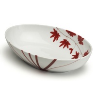Mikasa Pure Red Oval Vegetable Bowl Mikasa Pure Red Oval Vegetable Bowl