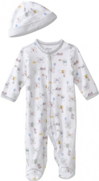 Little Me Baby-Boys Newborn Retro Bears Footie and Hat, White Print, Newborn Little Me Baby-Boys Newborn Retro Bears Footie and Hat, White Print, Newborn