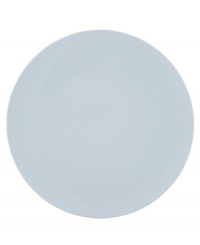 Simply smooth and modern in crisp white porcelain, the TAC 02 service plate offers a timeless balance of form and function.