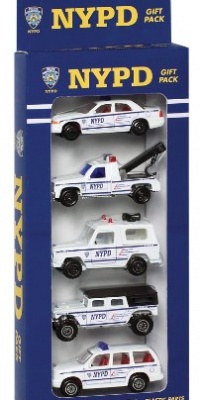 Daron Nypd Vehicle Gift Set, 5-Piece Daron Nypd Vehicle Gift Set, 5-Piece