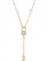 The Vatican Library Collection Crystal Pearl Cross Necklace