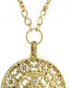 The Vatican Library Collection Round Pendant Necklace, 22