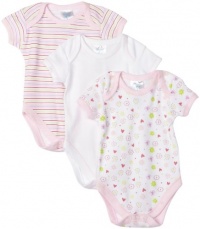 Spasilk 3 Pack Bodysuit - Girl Prints Spasilk 3 Pack Bodysuit - Girl Prints