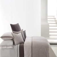 King Duvet Cover Ribbon Stripe 100% Cotton King Duvet Cover Ribbon Stripe 100% Cotton