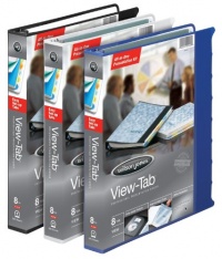 Wilson Jones View-tab Presentation Binder, 1 Capacity, 8.5 x 11 Sheet Size, Assorted Colors (W55097B) Wilson Jones View-tab Presentation Binder, 1 Capacity, 8.5 x 11 Sheet Size, Assorted Colors (W55097B)