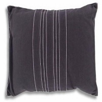 Vera Wang Ribbon Stripe Decorative Pillow, Mocha, 12 x 16 Vera Wang Ribbon Stripe Decorative Pillow, Mocha, 12 x 16
