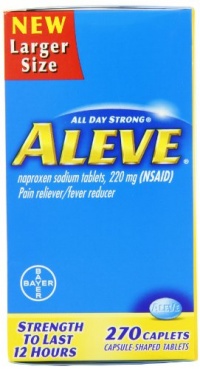 Aleve Aleve Value Size Caplet Tablets, 270 Count Aleve Aleve Value Size Caplet Tablets, 270 Count