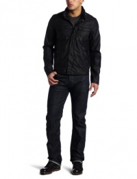 Levi's Men's Faux Leather Military Jacket