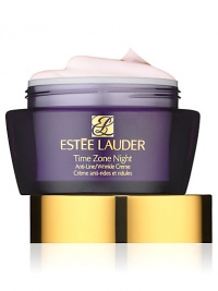 One night is what it takes to start looking 10 years younger. Inspired by the science of cellular regeneration, Estée Lauder takes you to a younger time zone overnight. Every single woman tested woke up to smoother, more hydrated skin. Exclusive Sirtuin EX1 Technology gives you a more lineless, radiant and rested look. Helps support skin's natural nightly collagen production with an amino acid complex. Use it with Time Zone day creme and look 10 years younger in just 4 weeks. Your time is now. One night is what it takes to start looking 10 years younger. Inspired by the science of cellular regeneration, Estée Lauder takes you to a younger time zone overnight. Every single woman tested woke up to smoother, more hydrated skin. Exclusive Sirtuin EX1 Technology gives you a more lineless, radiant and rested look. Helps support skin's natural nightly collagen production with an amino acid complex. Use it with Time Zone day creme and look 10 years younger in just 4 weeks. Your time is now.