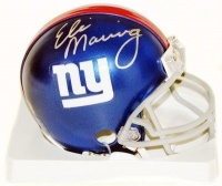 Signed Eli Manning Mini Helmet - COA & Hologram - Steiner Sports Certified - Autographed NFL Mini Helmets Signed Eli Manning Mini Helmet - COA & Hologram - Steiner Sports Certified - Autographed NFL Mini Helmets