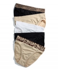 Look and feel great in this innovative style. The wide waistband on Warner's No Pinches No Problems hi cut brief helps prevent muffin top. Style #5738 Look and feel great in this innovative style. The wide waistband on Warner's No Pinches No Problems hi cut brief helps prevent muffin top. Style #5738