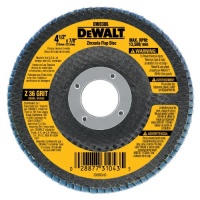 DEWALT DW8306 4-1/2-Inch by 7/8-Inch 36 Grit Zirconia Angle Grinder Flap Disc DEWALT DW8306 4-1/2-Inch by 7/8-Inch 36 Grit Zirconia Angle Grinder Flap Disc