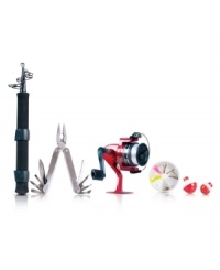 Protocol makes fishing fun and easy with this multi-functional telescopic fishing set, designed to help you reel in your biggest catch yet. Protocol makes fishing fun and easy with this multi-functional telescopic fishing set, designed to help you reel in your biggest catch yet.
