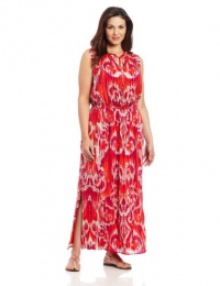 Jones New York Women's Plus-Size Ruffled Maxi Dress Jones New York Women's Plus-Size Ruffled Maxi Dress
