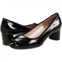 Salvatore Ferragamo My Charm Pump Nero Patent 6B Salvatore Ferragamo My Charm Pump Nero Patent 6B