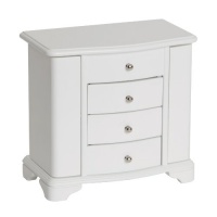 Mele & Co. Sibyl Musical Jewelry Box in White Mele & Co. Sibyl Musical Jewelry Box in White