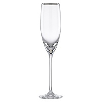 The Timeless Signature Stem collection from Lenox features simple and stunning shapes that are platinum-trimmed for an elegant finish. Crafted in fine lead crystal, this classic flute deserves a toast. The Timeless Signature Stem collection from Lenox features simple and stunning shapes that are platinum-trimmed for an elegant finish. Crafted in fine lead crystal, this classic flute deserves a toast.