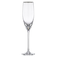 The Timeless Signature Stem collection from Lenox features simple and stunning shapes that are platinum-trimmed for an elegant finish. Crafted in fine lead crystal, this classic flute deserves a toast.