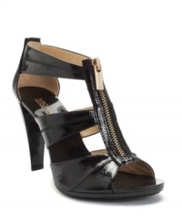 A pump with zip: meet the MICHAEL Michael Kors Berkley sandals. A pump with zip: meet the MICHAEL Michael Kors Berkley sandals.