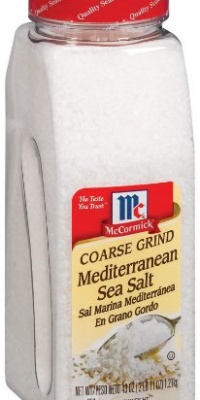 McCormick Coarse Ground Mediterranean Sea Salt, 43-Ounce McCormick Coarse Ground Mediterranean Sea Salt, 43-Ounce