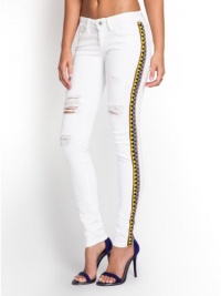 GUESS Brittney Skinny White Embellished Jeans GUESS Brittney Skinny White Embellished Jeans