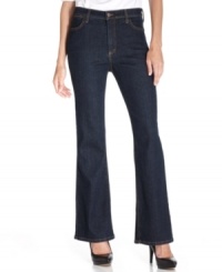 A true classic with an updated fit that's just for you: Not Your Daughter's Jeans Sarah stretch boot-cut style in a flattering dark denim rinse. A true classic with an updated fit that's just for you: Not Your Daughter's Jeans Sarah stretch boot-cut style in a flattering dark denim rinse.