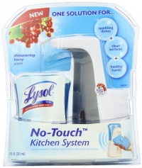 Lysol No Touch Kitchen System, Berry, 8.5 Ounce Lysol No Touch Kitchen System, Berry, 8.5 Ounce