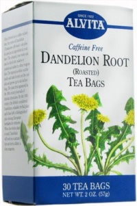 Alvita Tea Bags, Dandelion Root (Roasted), Caffeine Free, 30 tea bags (Pack of 3)