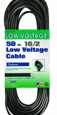 Coleman Cable 095015008 16/2 Low Voltage Lighting Cable, 50-Feet Coleman Cable 095015008 16/2 Low Voltage Lighting Cable, 50-Feet