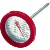 GrillPro 11391 Stainless Steel Thermometer with Bezel