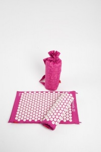 Cotton Magenta Acupressure Massage Mat with carry-bag Cotton Magenta Acupressure Massage Mat with carry-bag