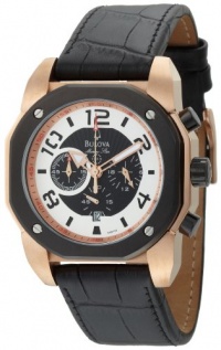 Bulova Men's 98B138 Marine Star Black Dial Strap Watch Bulova Men's 98B138 Marine Star Black Dial Strap Watch