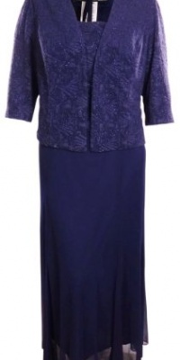 Textured Chiffon Dress with Jacket Textured Chiffon Dress with Jacket