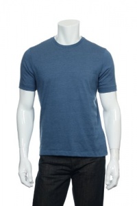 Club Room Men's Blue Heather T-Shirt