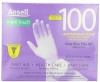 Medi-Touch Powder Free Latex Disposable Gloves, One Size Fits All, 100-Count Boxes (Pack of 3)