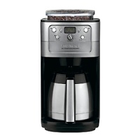 This superbly sleek and fully programmable coffee maker takes your coffee from whole bean to hot cup in just minutes. The built-in burr grinder pulverizes the beans without removing the flavor, then brews the grounds directly into a double-wall insulated thermal carafe that keeps it warm for hours. It's also highly customizable - choose your grind amount, brew strength and cup amount. Model# DGB900. Manufacturer's limited 3-year warranty. This superbly sleek and fully programmable coffee maker takes your coffee from whole bean to hot cup in just minutes. The built-in burr grinder pulverizes the beans without removing the flavor, then brews the grounds directly into a double-wall insulated thermal carafe that keeps it warm for hours. It's also highly customizable - choose your grind amount, brew strength and cup amount. Model# DGB900. Manufacturer's limited 3-year warranty.