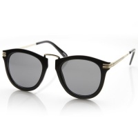 Designer Inspired Rounded P3 Sunglasses with Metal Arms Designer Inspired Rounded P3 Sunglasses with Metal Arms