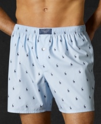 Classically styled, this boxer offers everyday comfort, made of the finest 100% rungspun cotton. Classically styled, this boxer offers everyday comfort, made of the finest 100% rungspun cotton.