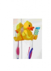 Yellow Rubber Duck Toothbrush Holder Yellow Rubber Duck Toothbrush Holder