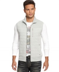 This sleek INC International Concepts quilted vest offers warmth without adding bulk. This sleek INC International Concepts quilted vest offers warmth without adding bulk.