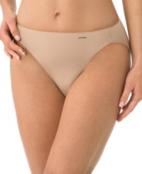 A revolutionary leg treatment virtually eliminates panty lines. With Tactel microfiber for a buttery-soft band. Style #1338 A revolutionary leg treatment virtually eliminates panty lines. With Tactel microfiber for a buttery-soft band. Style #1338