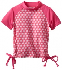 i play. Baby-girls Infant Short Sleeve Tie Rashguard Shirt, Hot Pink Geo Aster, 24 Months i play. Baby-girls Infant Short Sleeve Tie Rashguard Shirt, Hot Pink Geo Aster, 24 Months