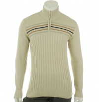 American Rag Wide Ribbed Quarter Zip Sweater American Rag Wide Ribbed Quarter Zip Sweater