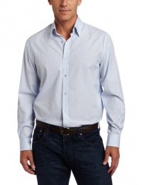 Perry Ellis Men's Long Sleeve Satin Check Woven Shirt Perry Ellis Men's Long Sleeve Satin Check Woven Shirt